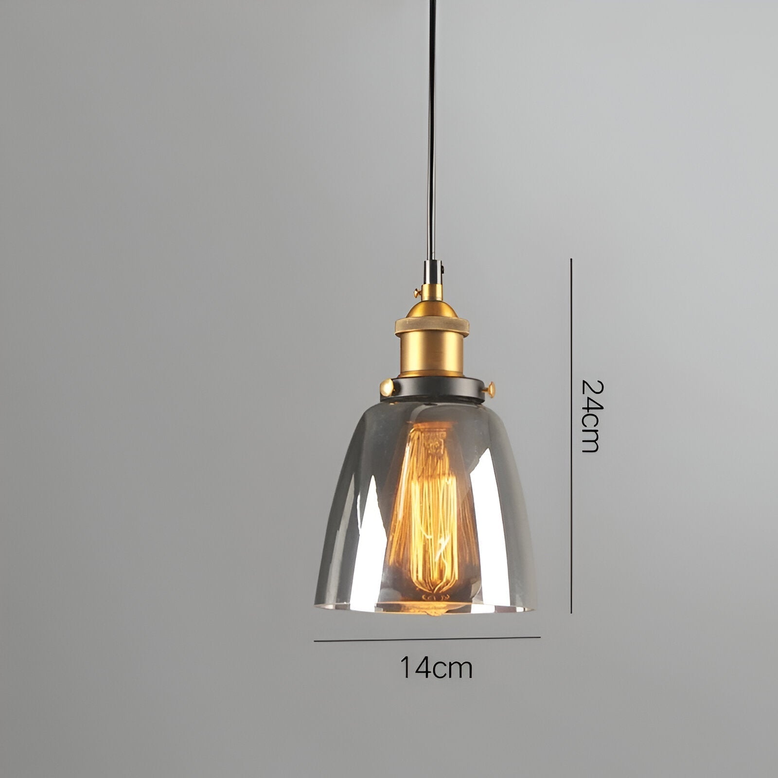 Norvella – Nordic Retro Glas-Pendelleuchte