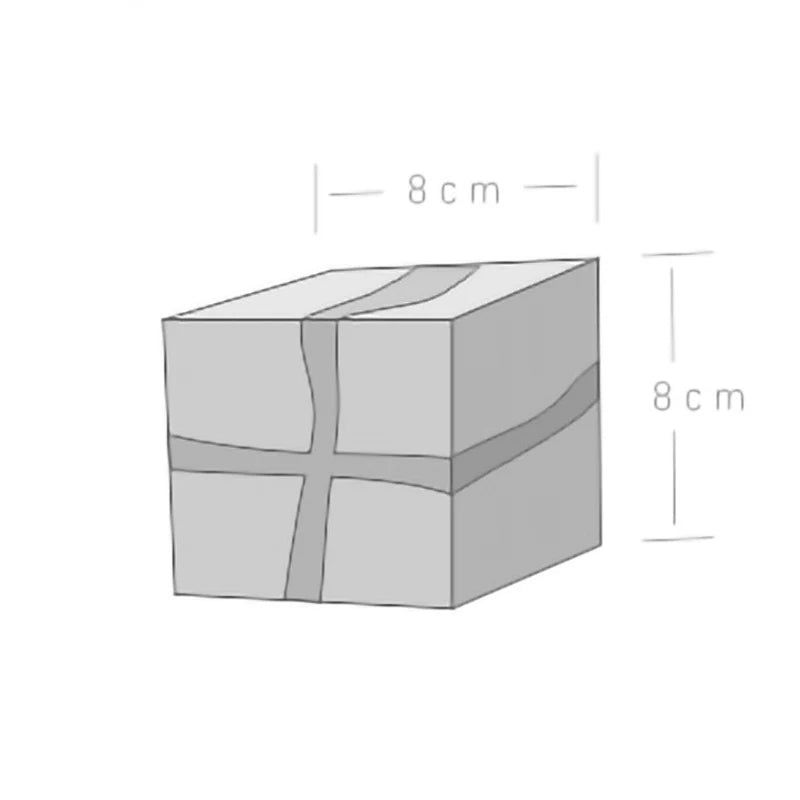 Kreative quadratische Wandleuchte aus massivem Holz für den Korridor