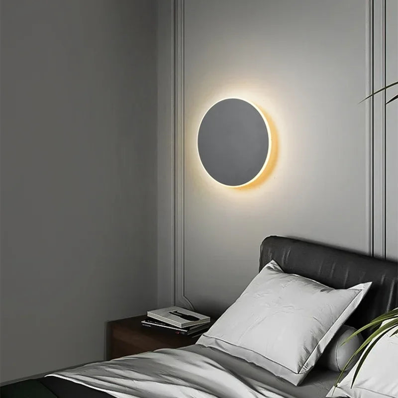SleekGlow Wandlampe – Runde LED-Leuchte für stilvolle, moderne Wandbeleuchtung