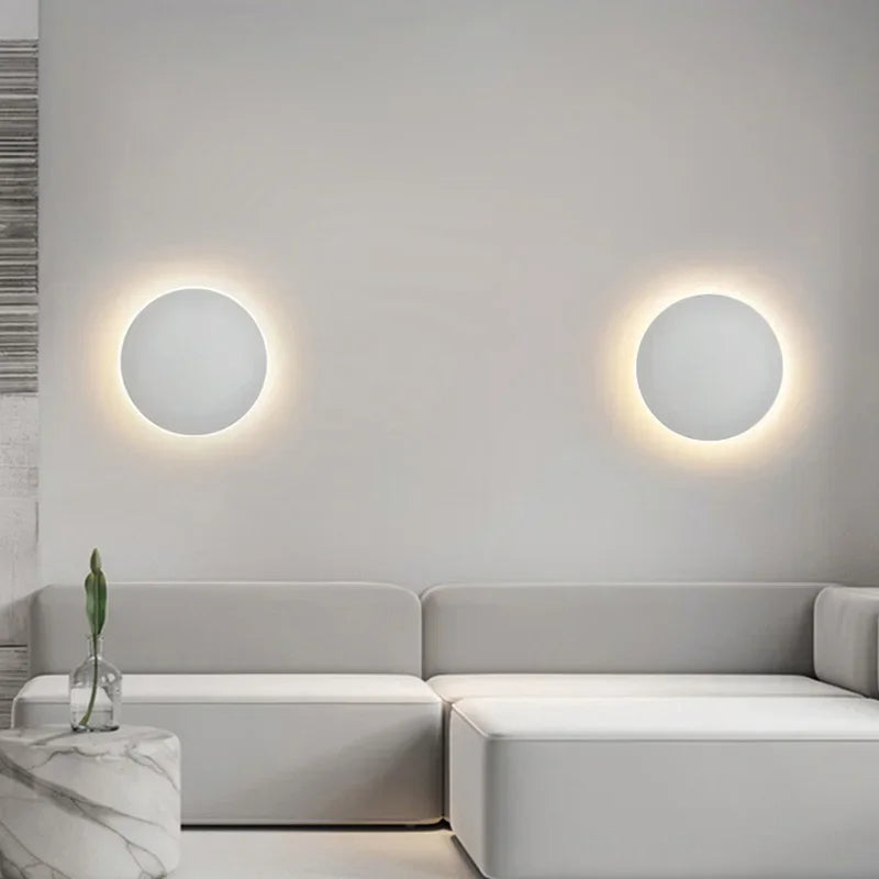 SleekGlow Wandlampe – Runde LED-Leuchte für stilvolle, moderne Wandbeleuchtung