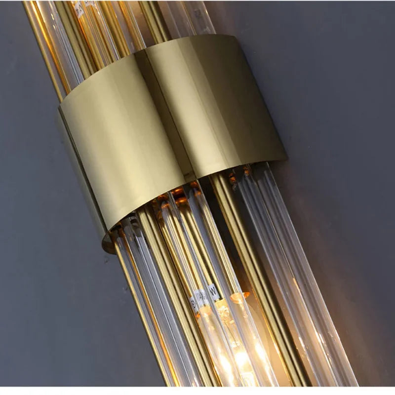 Moderne Wandleuchte aus Kristall