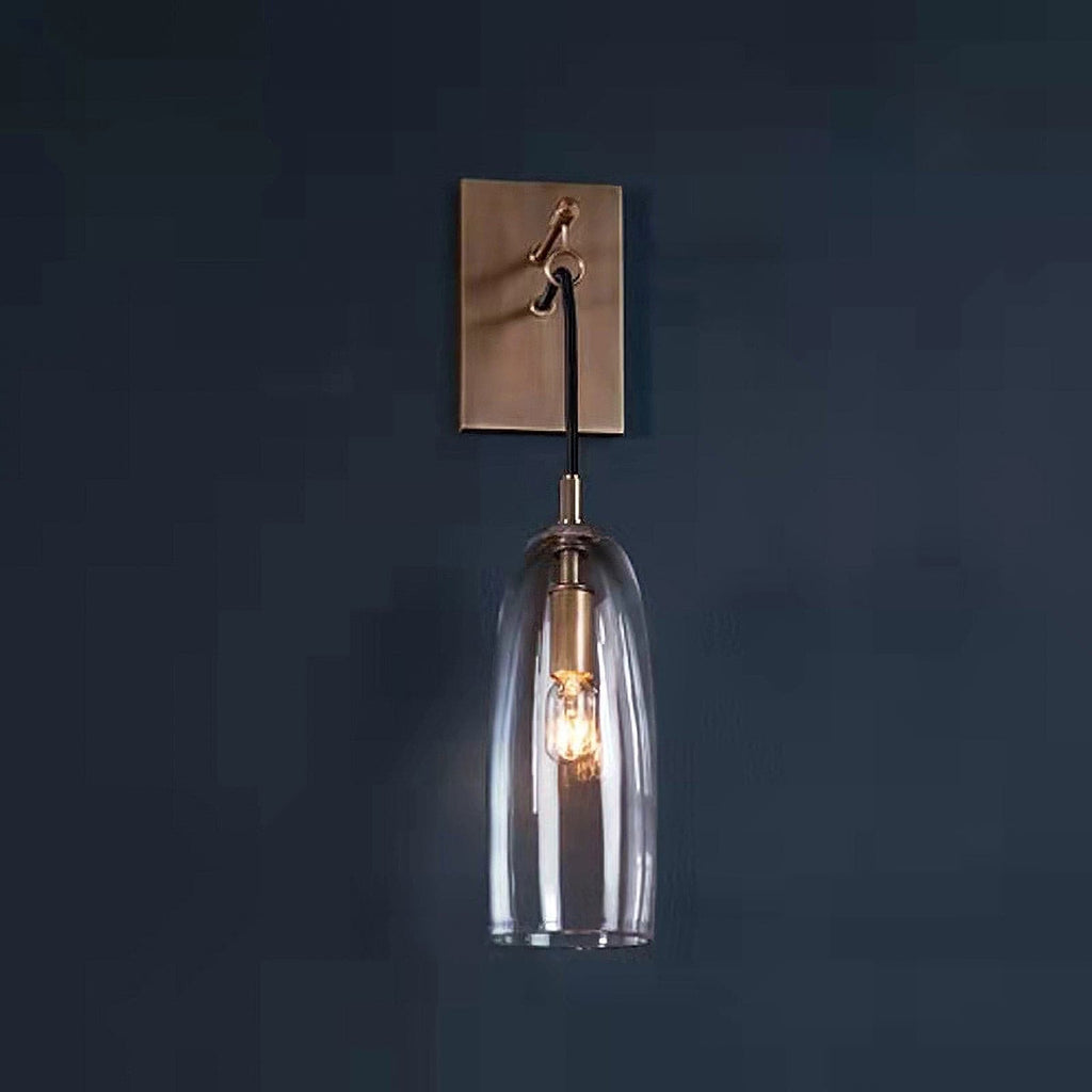 Ray – Wandlampe aus Kupfer und Glas