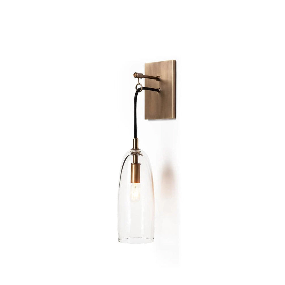 Ray – Wandlampe aus Kupfer und Glas