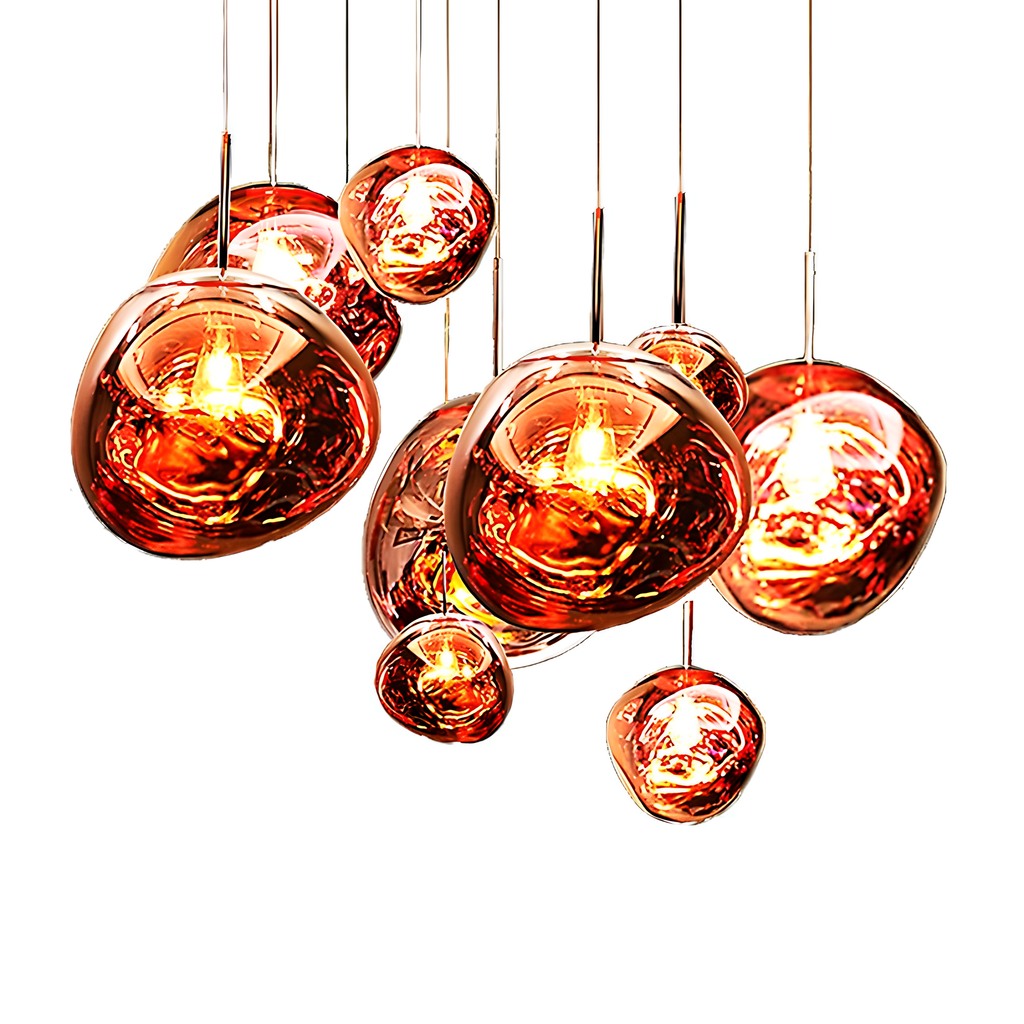 LavaGlow – Handgefertigte Glas-Pendelleuchte mit Lava-Effekt