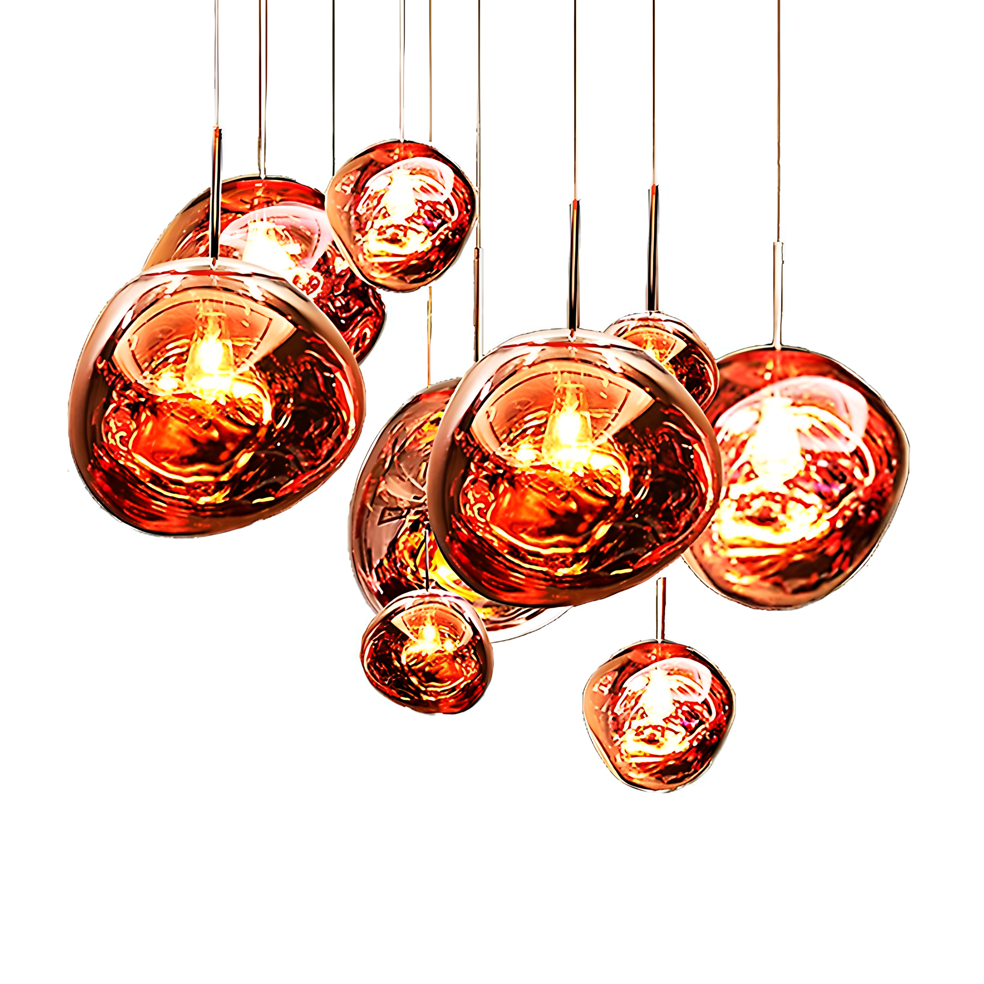 LavaGlow – Handgefertigte Glas-Pendelleuchte mit Lava-Effekt