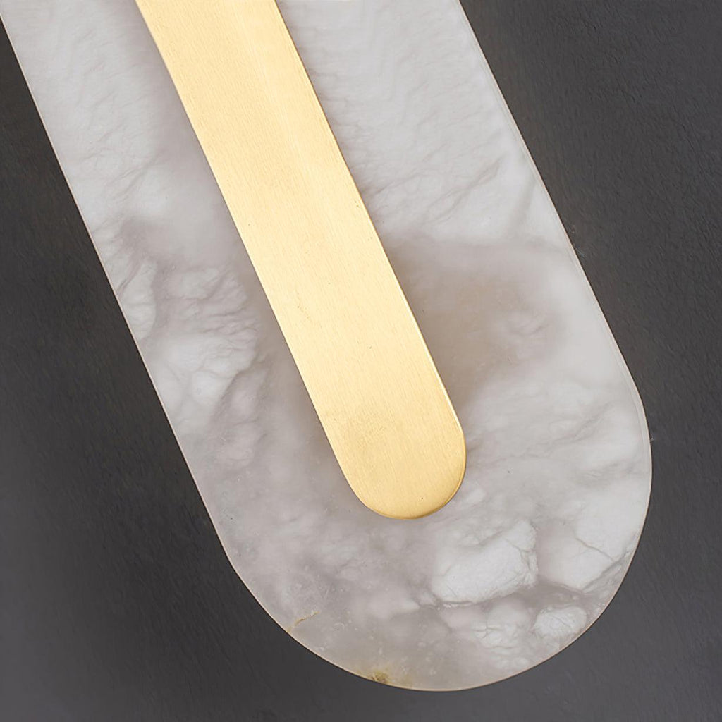 Alenya – Wandlampe aus Kupfer und Marmor