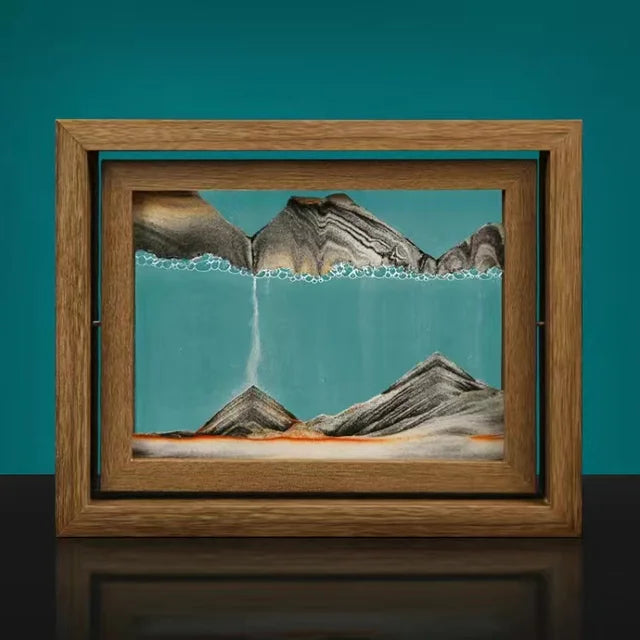 Nordische Wohnkultur Sandkunst Ornament