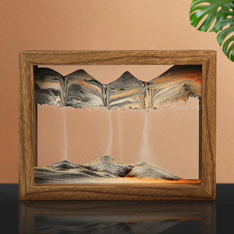 Irish – Drehende Sandkunst aus Glas für entspannte Wohnmomente