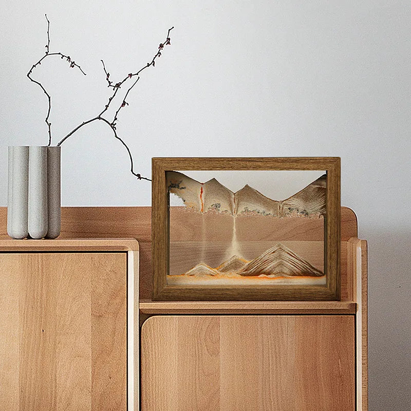 Nordische Wohnkultur Sandkunst Ornament