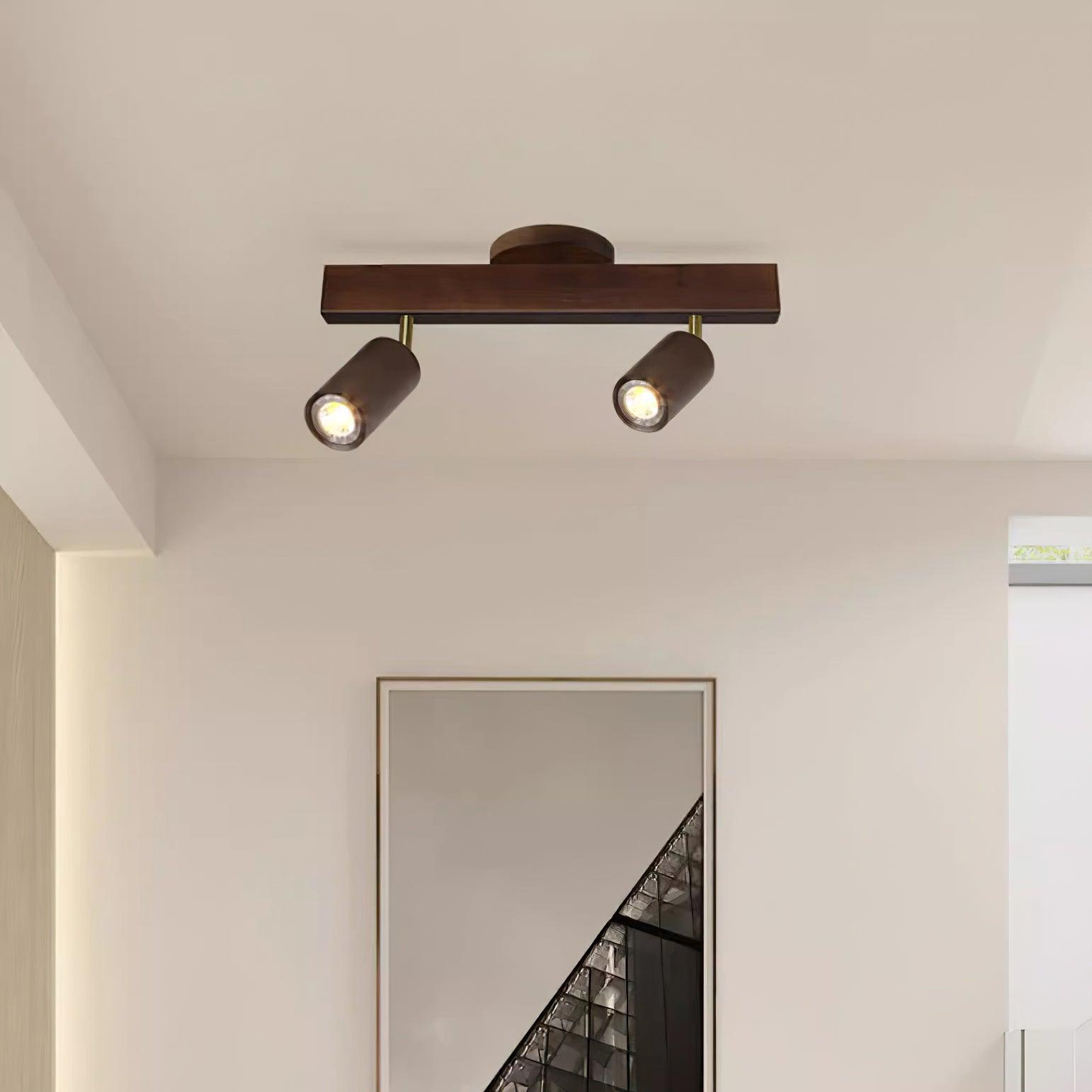 Tommy – Modische Holz-Deckenleuchte