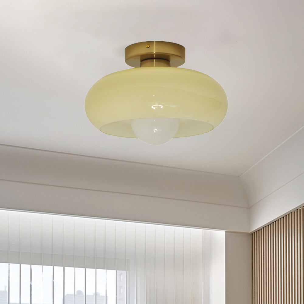Alina – Mid-Century Glas-Deckenleuchte