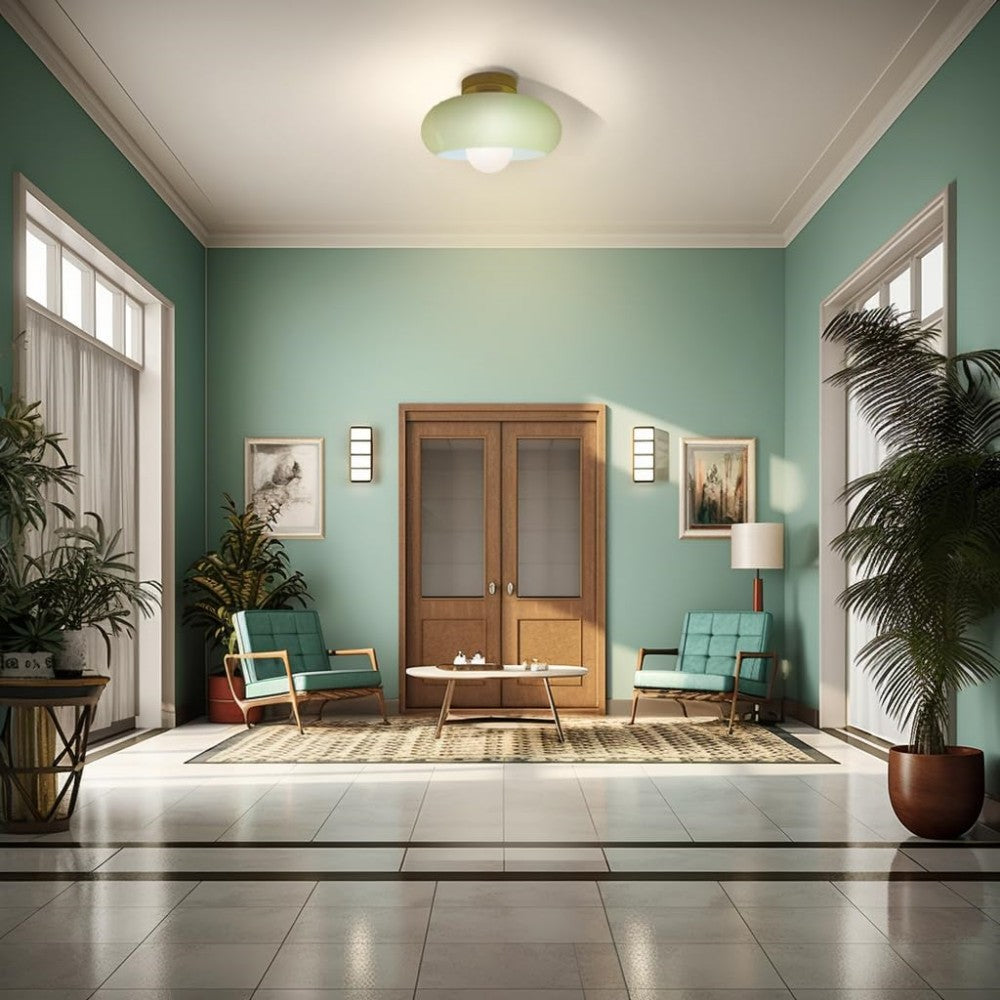 Alina – Mid-Century Glas-Deckenleuchte