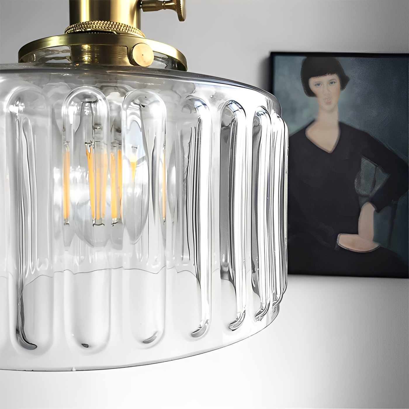 Danny – Nordic Retro Glas-Pendelleuchte