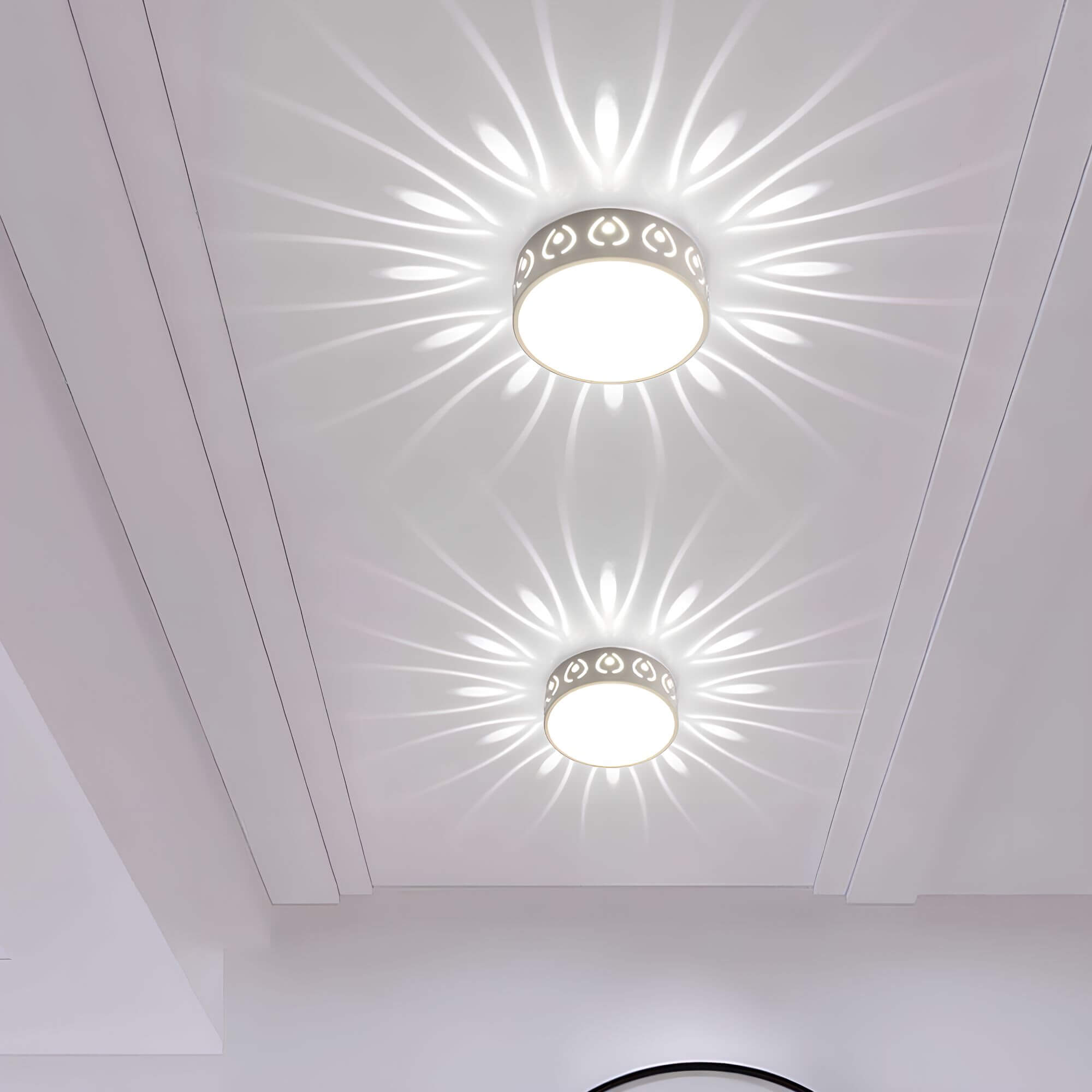 Moderne LED-Deckenlampe für Flur & Balkon – Wetterfeste Eingangsbeleuchtung