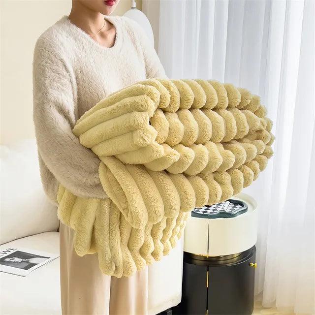 Nola – Dicke Flanell-Decke im skandinavischen Stil