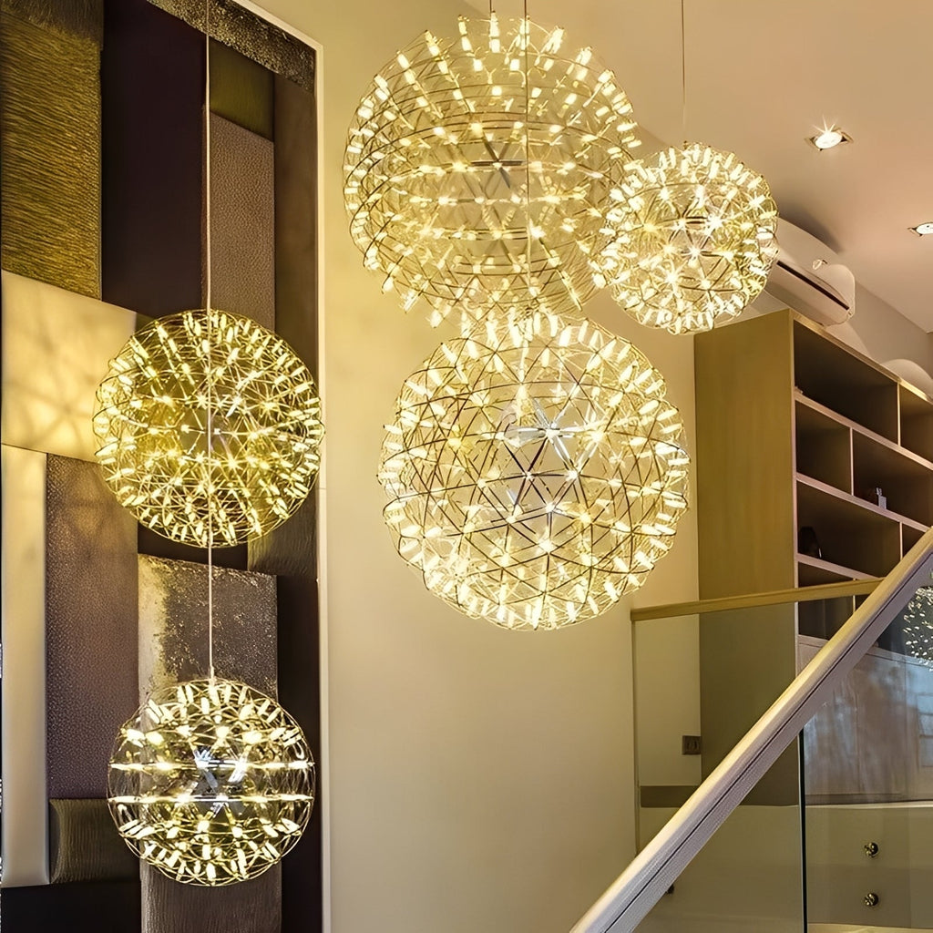 Cassian – Kreativer LED-Kugel-Leuchter