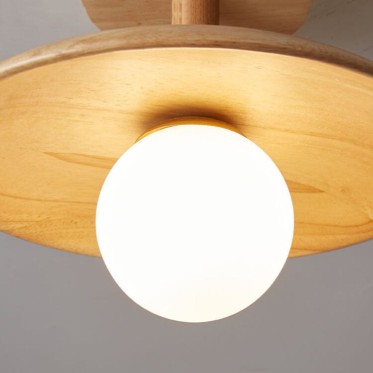 Elian – Moderne Holzstil-Deckenlampe