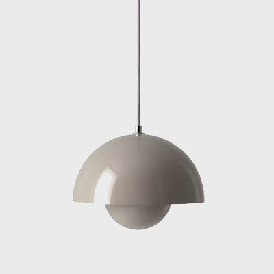 Fjord - Nordic 1-Light Halbkreis Kuppel Pendelleuchte