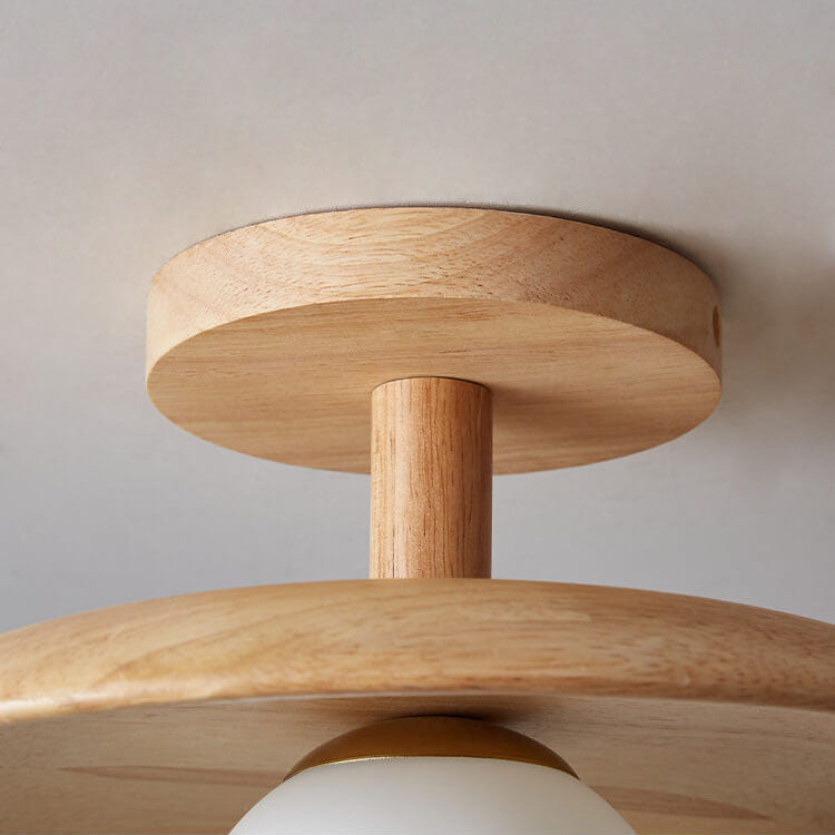 Elian – Moderne Holzstil-Deckenlampe