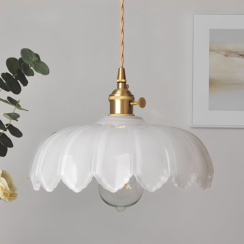 Alaric – Café-Lampe aus Messing und Glas