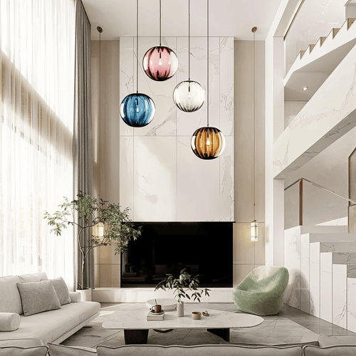 Aoba – Glas-Pendelleuchte mit kreativem Design