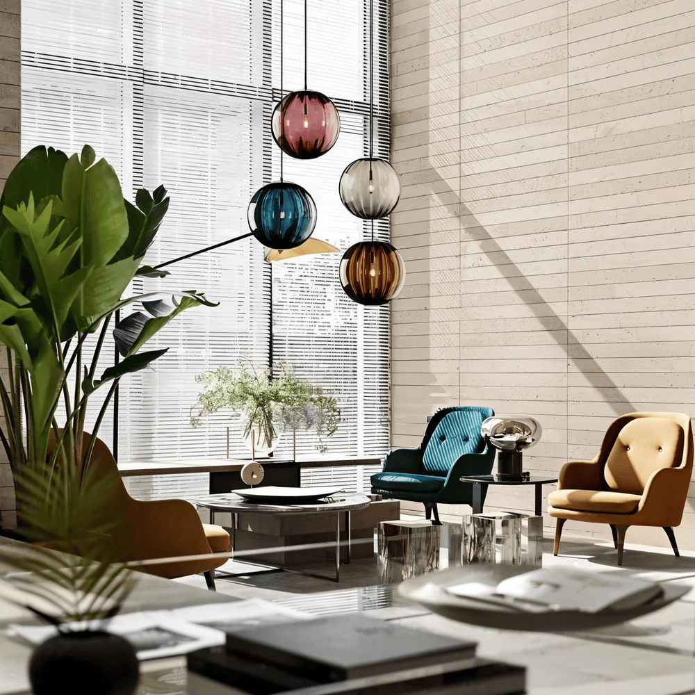 Aoba – Glas-Pendelleuchte mit kreativem Design