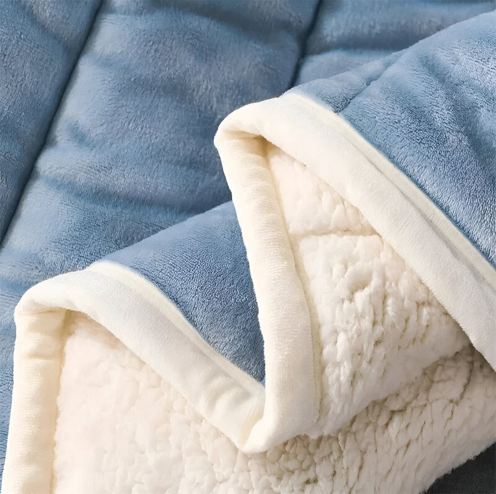 Nozomi – Dreilagige Flanell-Decke für den Winter