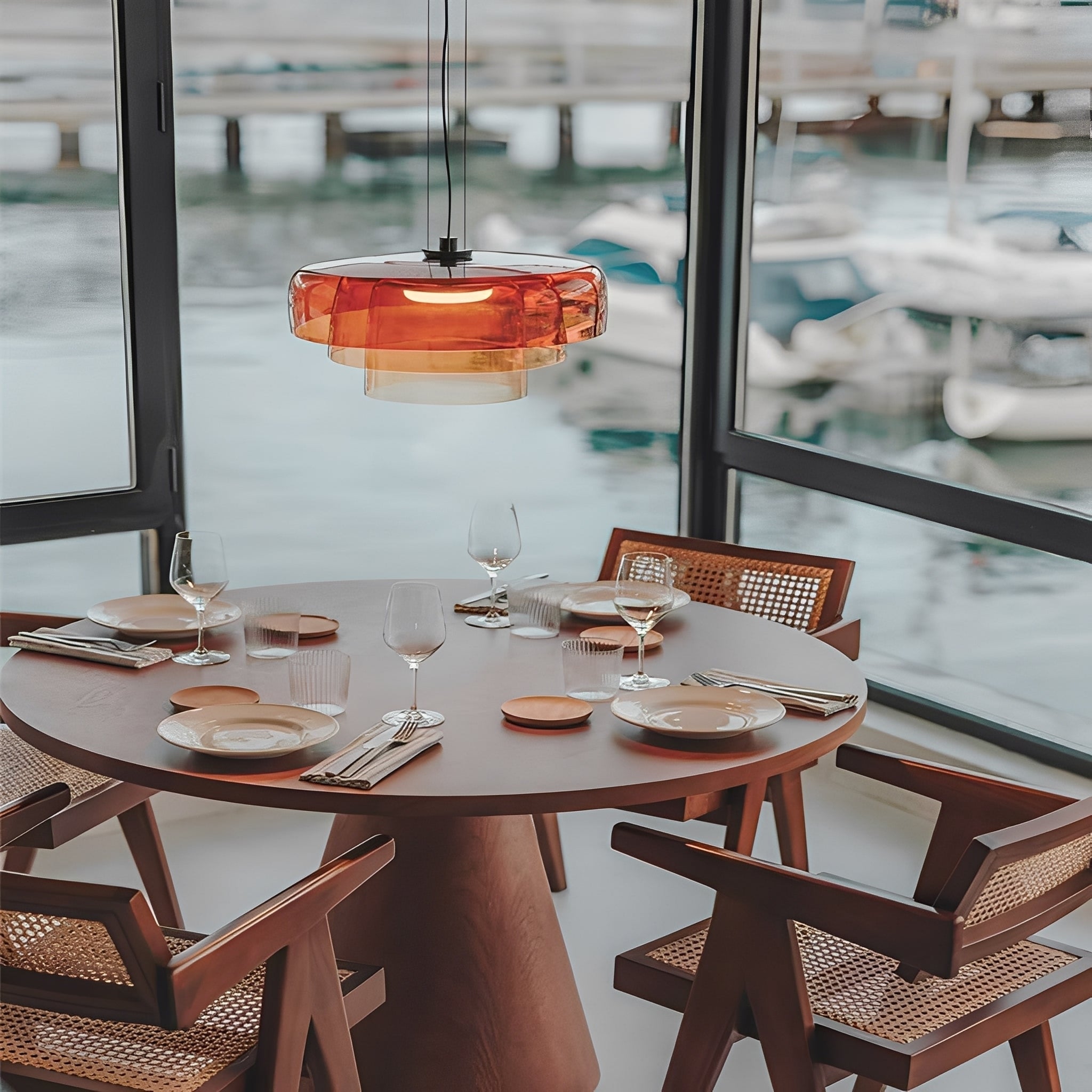Laude – Designer Nordic Glas-Deckenlampe