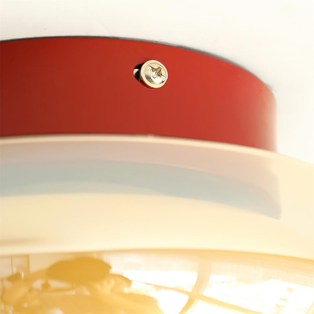 Zendi – Moderner Leuchter mit Glas-Schirm