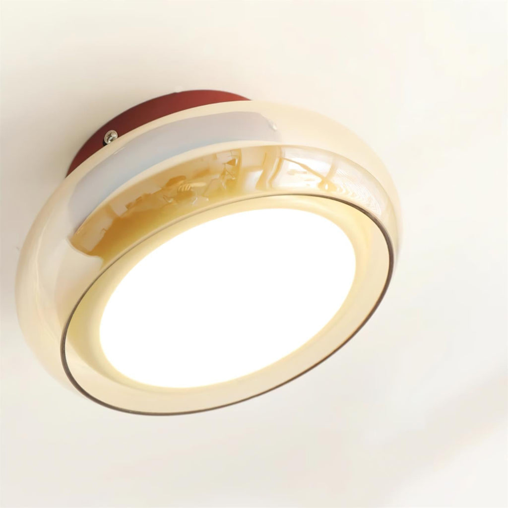 Zendi – Moderner Leuchter mit Glas-Schirm