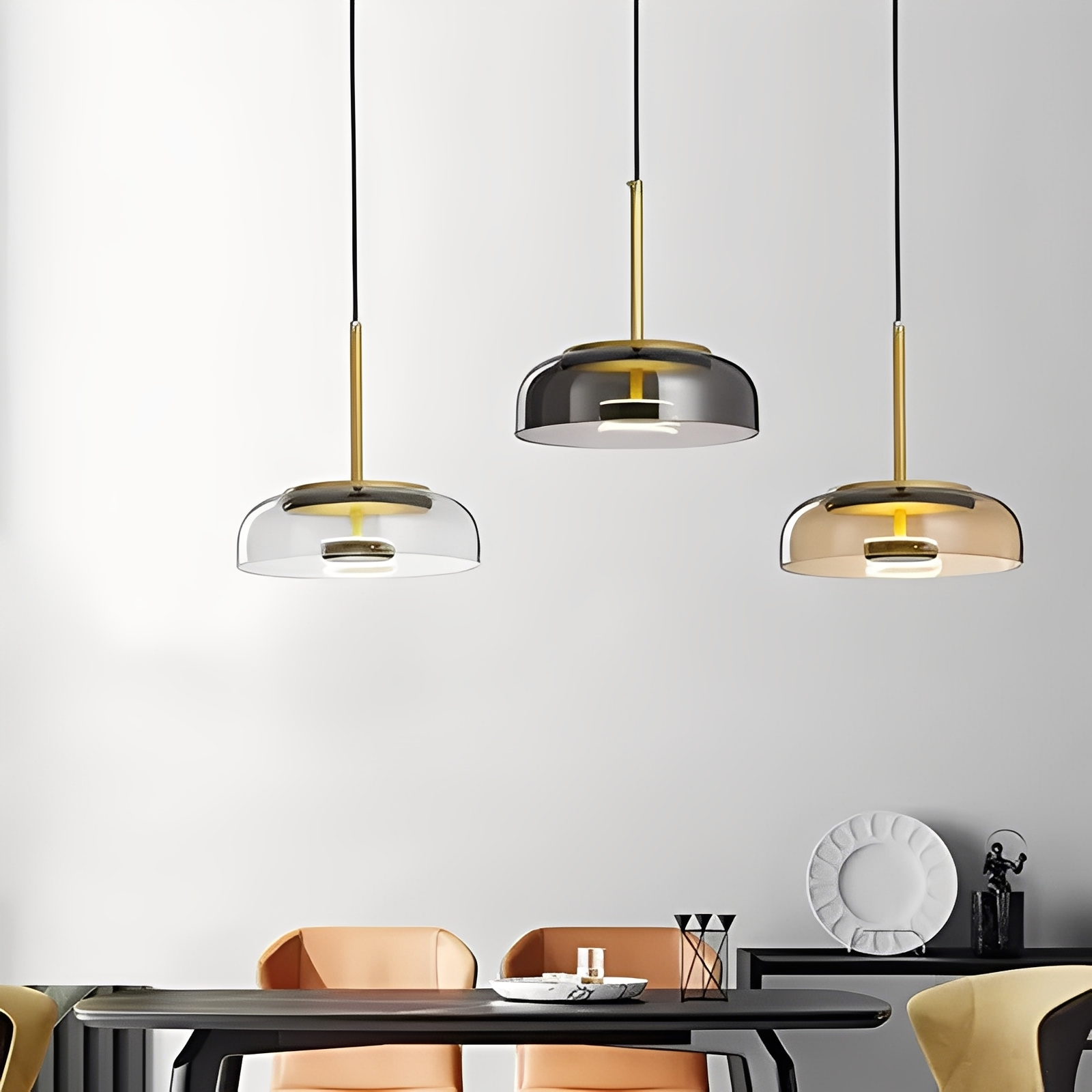 Marlie – Glas-Pendelleuchte im skandinavischen Stil