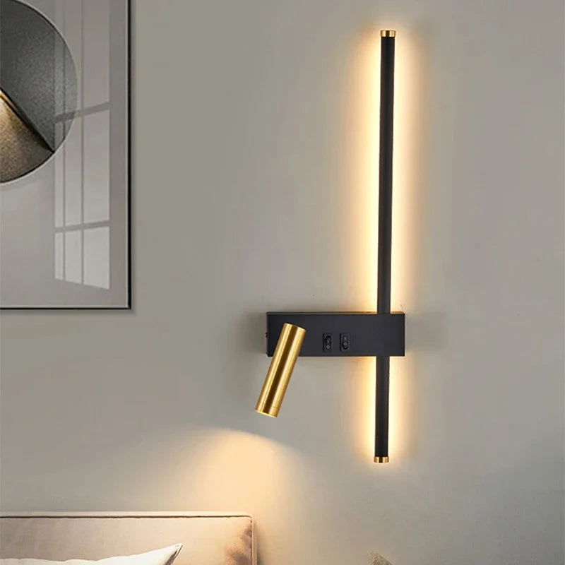Akagi – Zeitgemäße Wandlampe mit edlem Licht