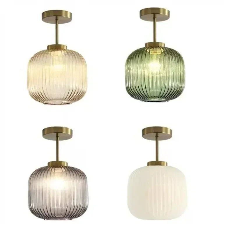Saki – Nordische Vintage-Laternen-Deckenlampe