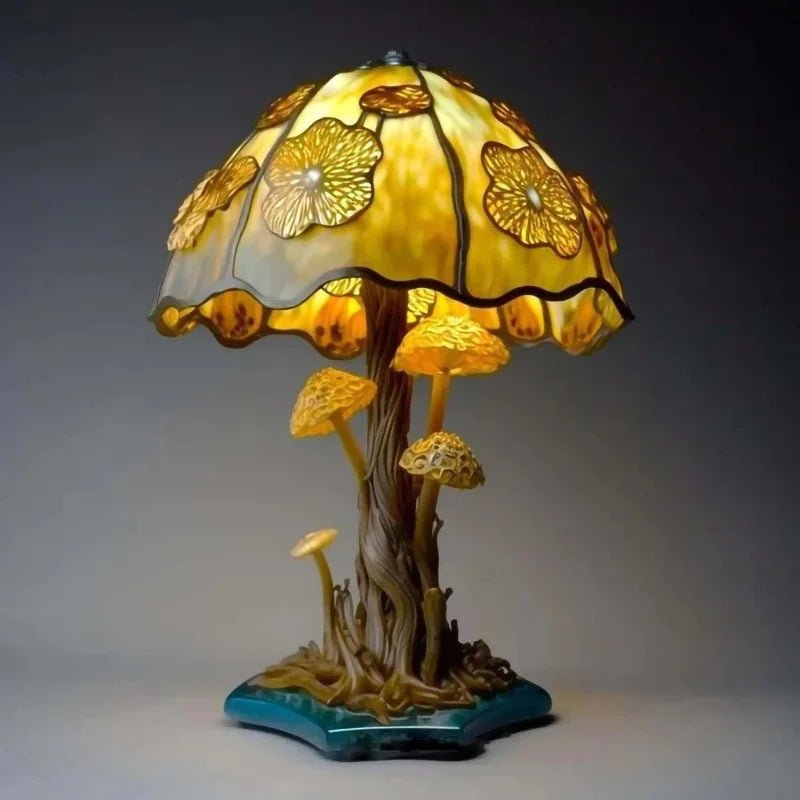 Miyuki – Zauberhafte Pilzlampe aus Harz mit USB