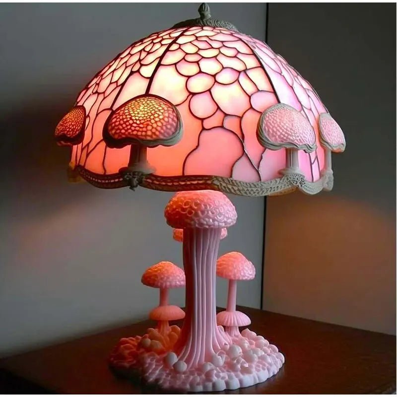 Miyuki – Zauberhafte Pilzlampe aus Harz mit USB