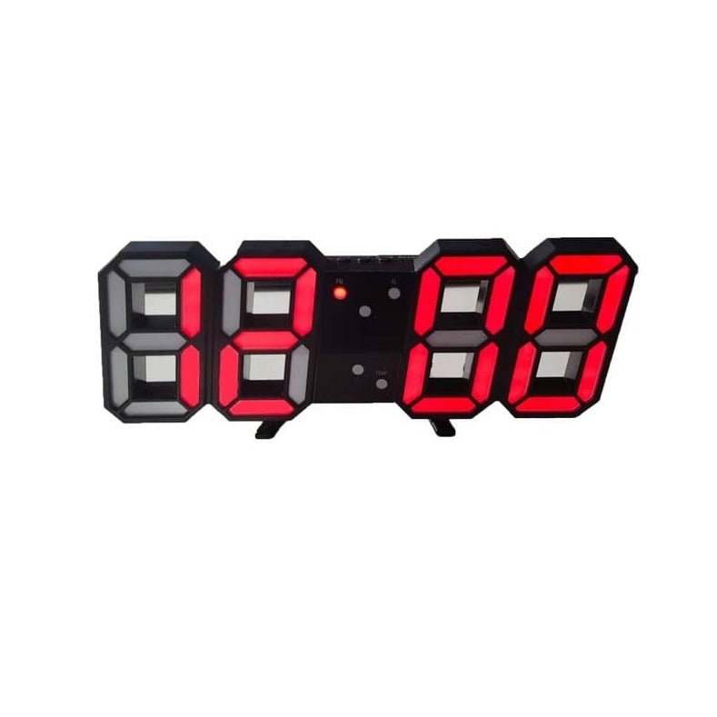 LumiTime – Digitale 3D-LED-Wanduhr mit dimmbarer Beleuchtung