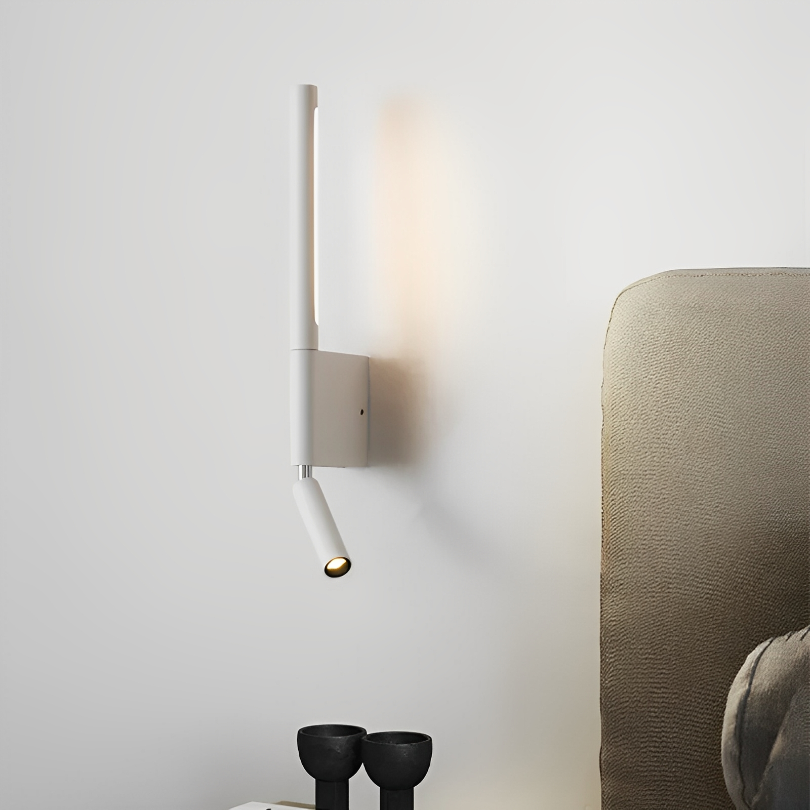 Nordora – Skandinavische LED-Wandleuchte mit 330° Drehung