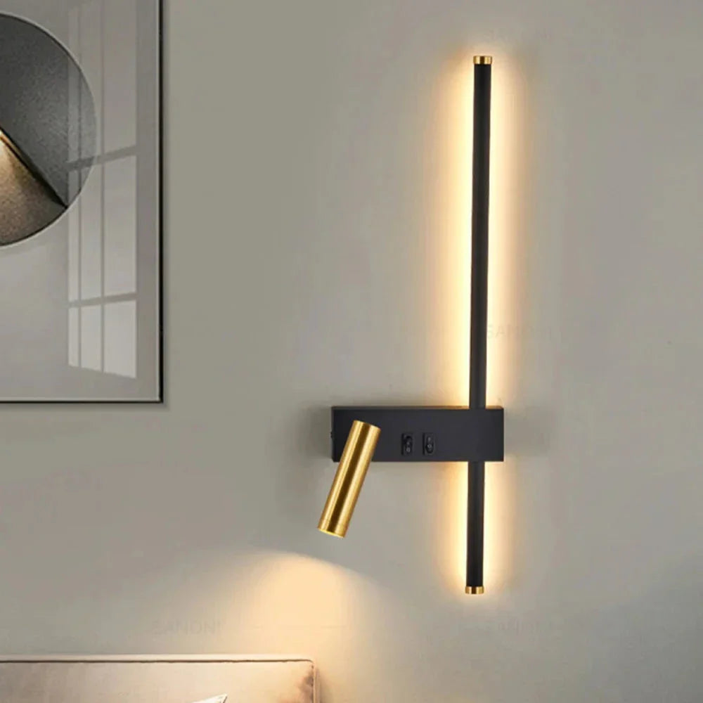 Akagi – Zeitgemäße Wandlampe mit edlem Licht