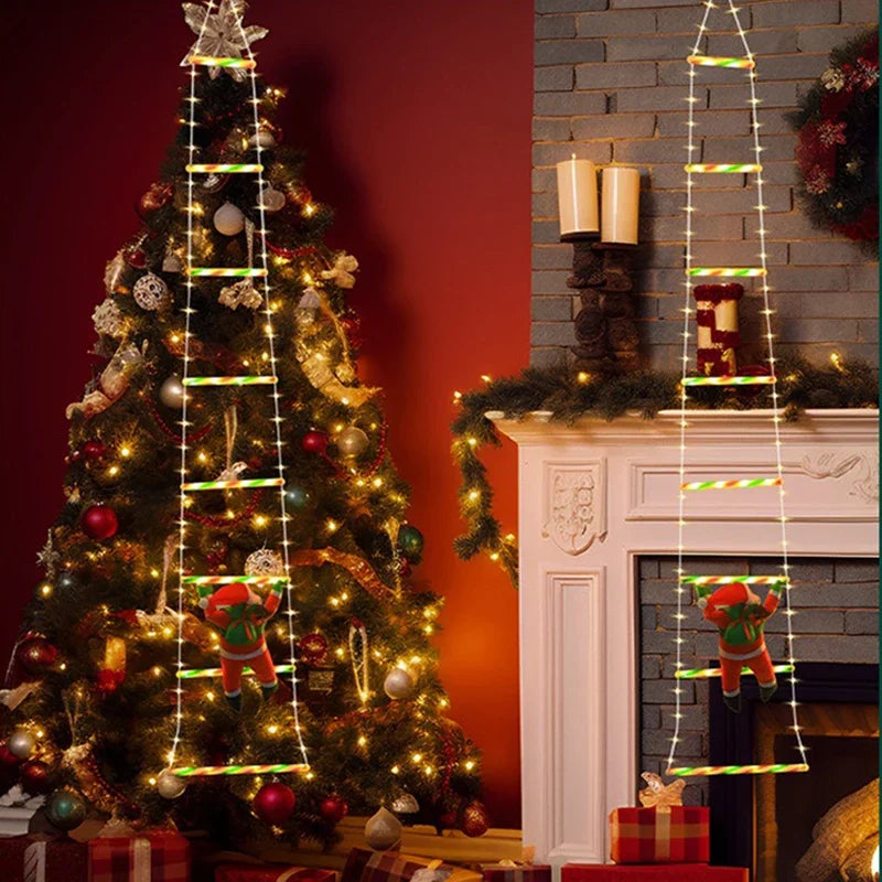 Kohana – LED-Lichterkette mit Santa-Leiter