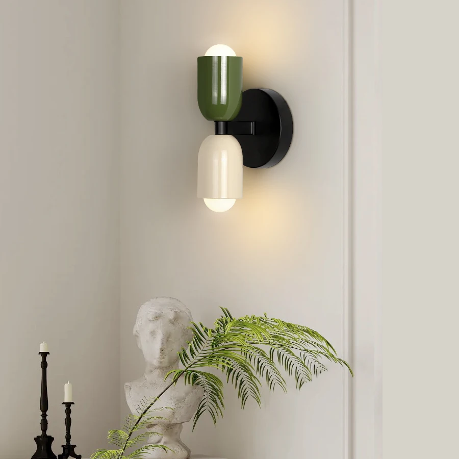 Vega – Nordic LED-Wandleuchte mit Doppelkopf-Design