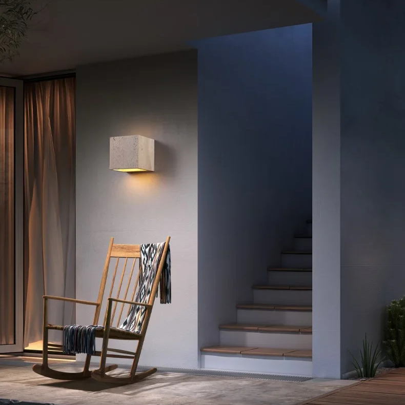 Kohana – Japanische Steinwandlampe