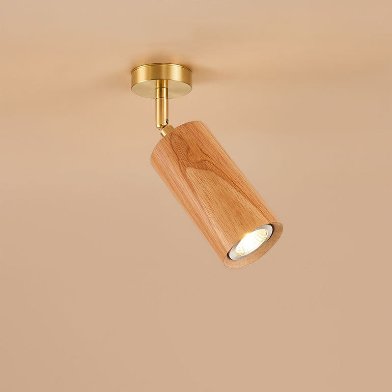 Fabian – Runde Holz-Deckenlampe