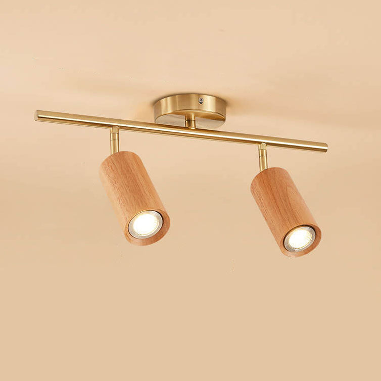 Fabian – Runde Holz-Deckenlampe