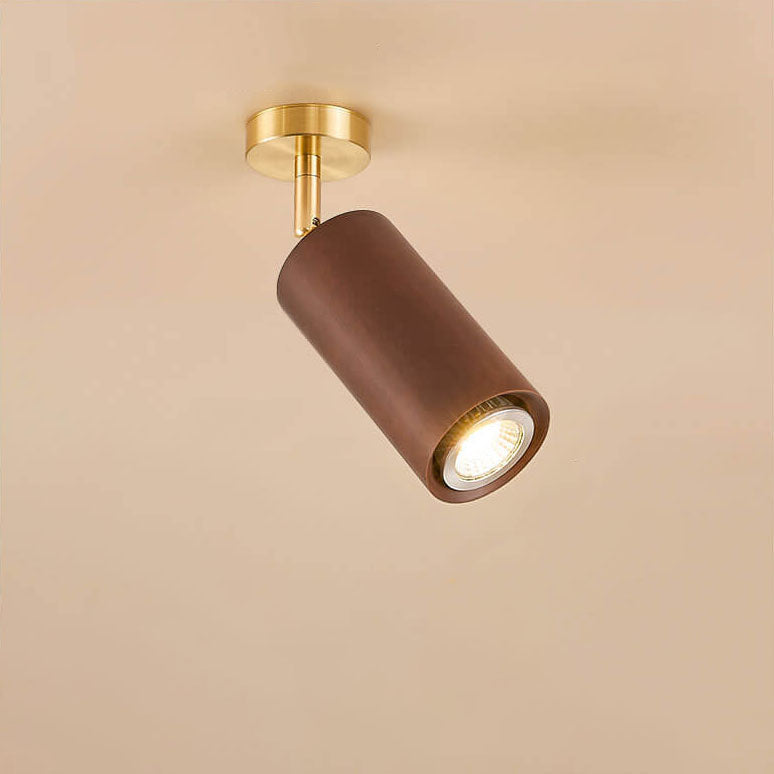 Fabian – Runde Holz-Deckenlampe