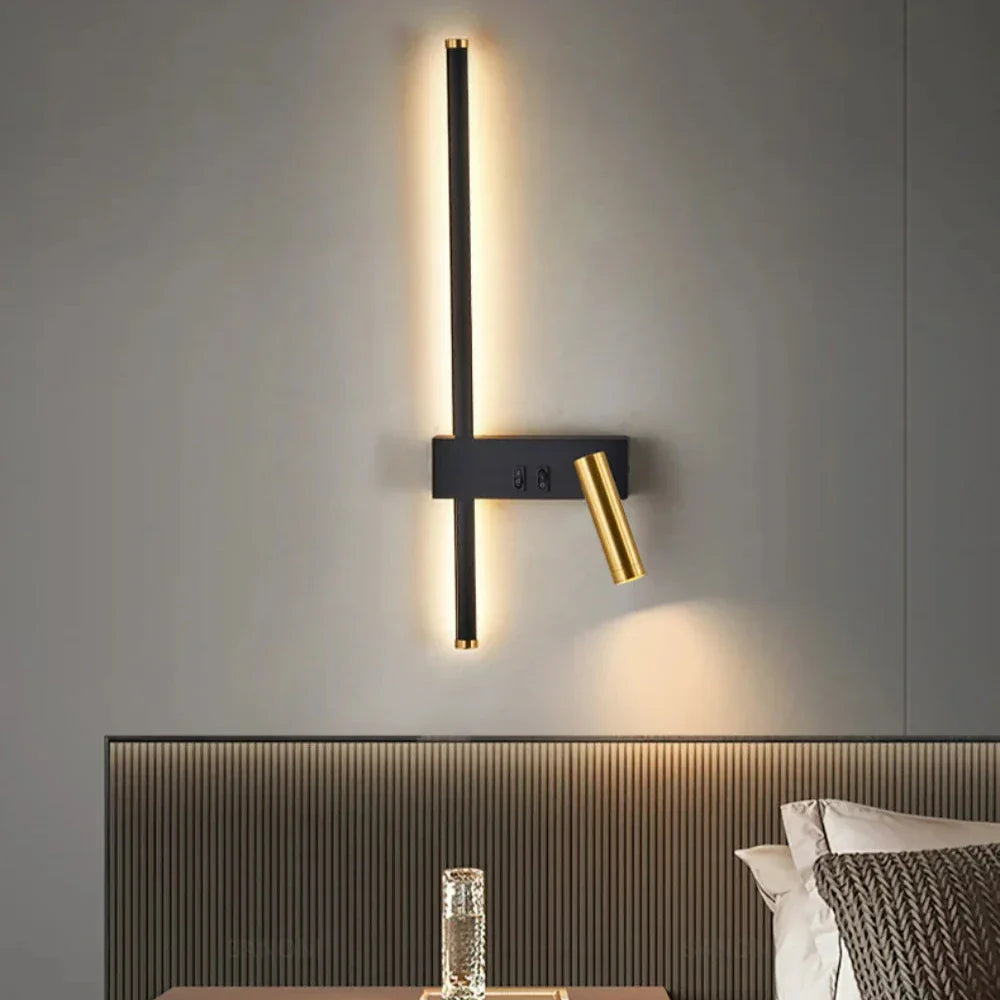 Akagi – Zeitgemäße Wandlampe mit edlem Licht