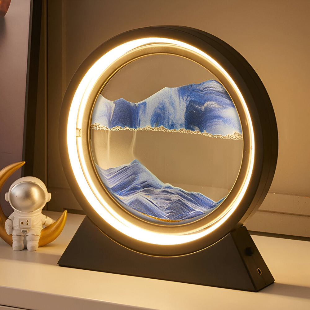 Elsa – Zeitgenössische Sanduhr-Lampe