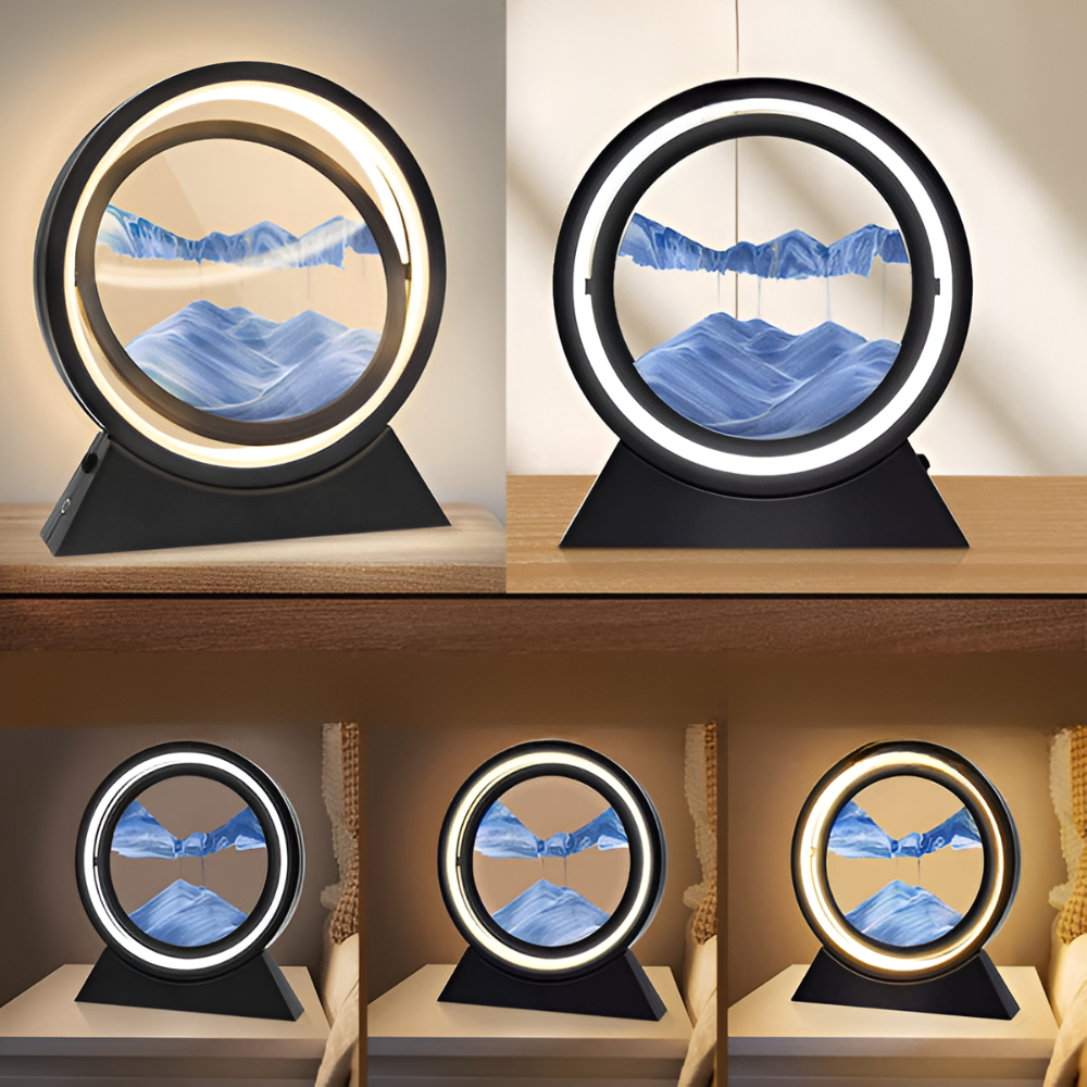 Elsa – Zeitgenössische Sanduhr-Lampe
