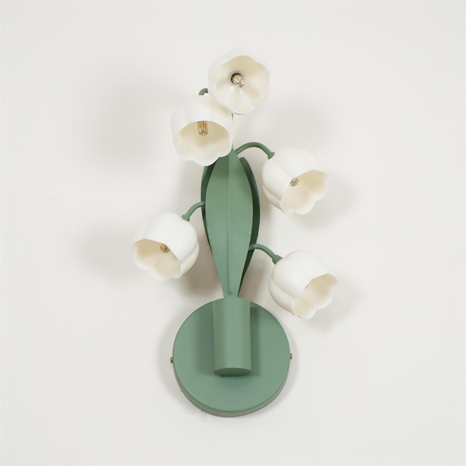 Louise – Schicke Orchideen-Wandlampe