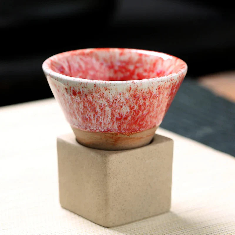 Japanische Keramiktasse – Handgefertigte Teeschale im Zen-Stil
