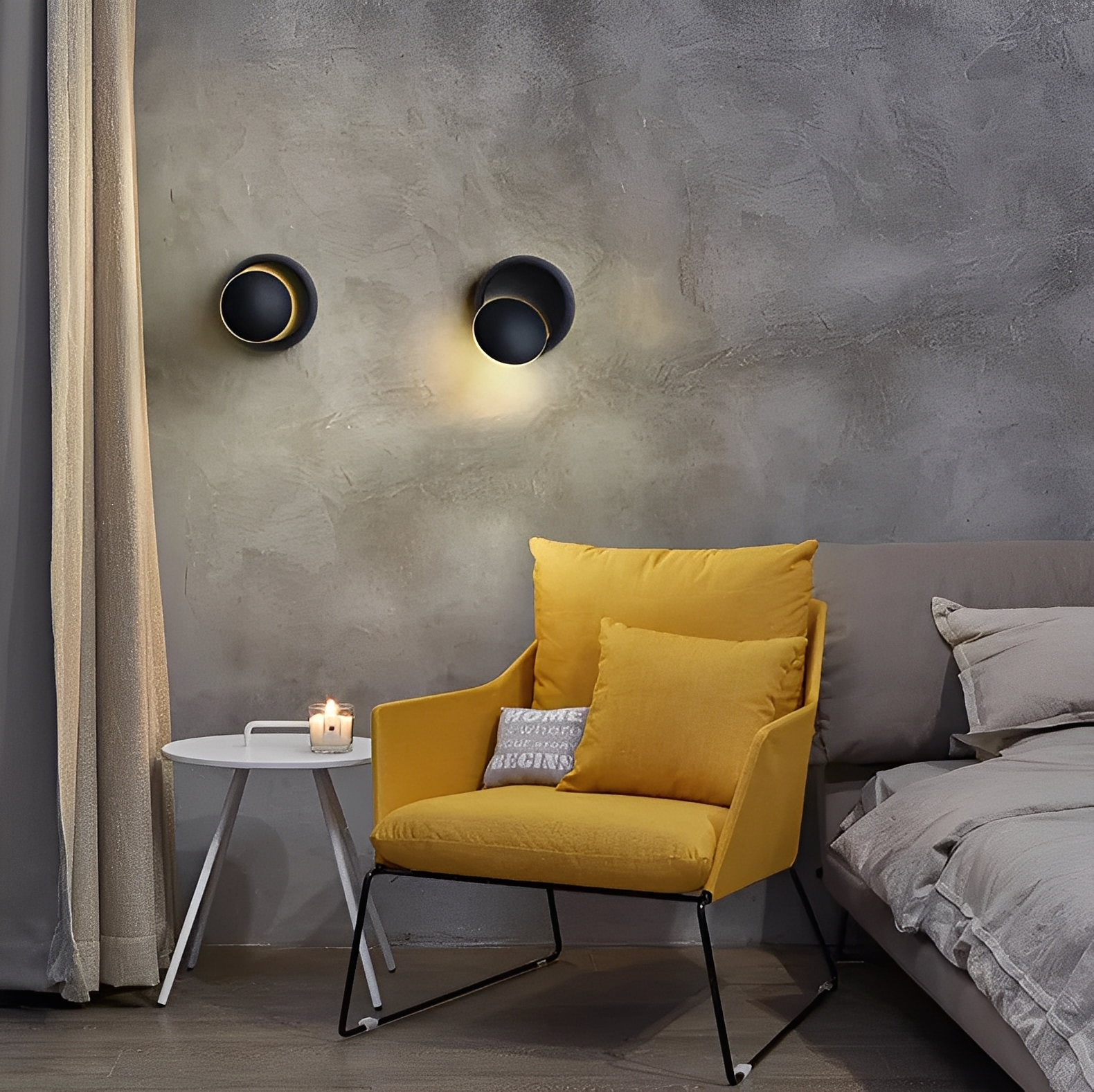 Rina – LED-Wandleuchte mit 360° Anpassung